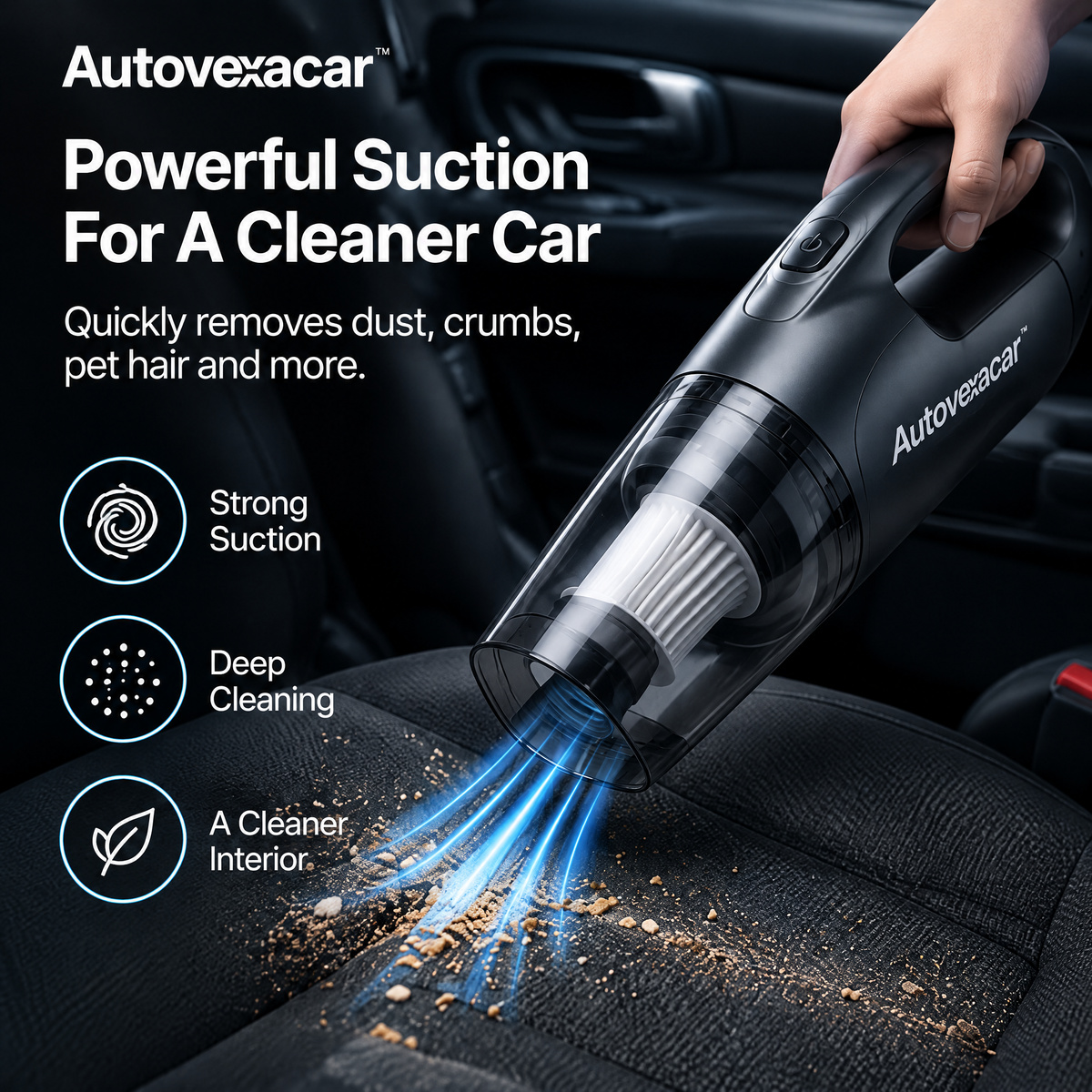 Autovexacar™ Portable Car Vacuum Cleaner