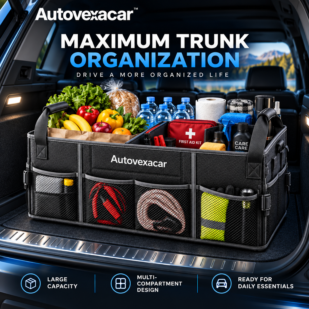 Autovexacar™ Foldable Trunk Organizer