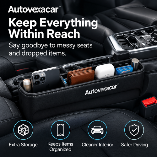 Autovexacar™ Car Seat Gap Organizer