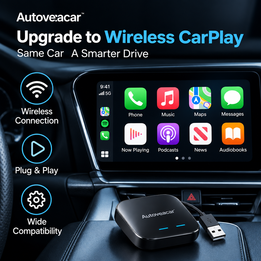 Autovexacar™ Wireless CarPlay Adapter