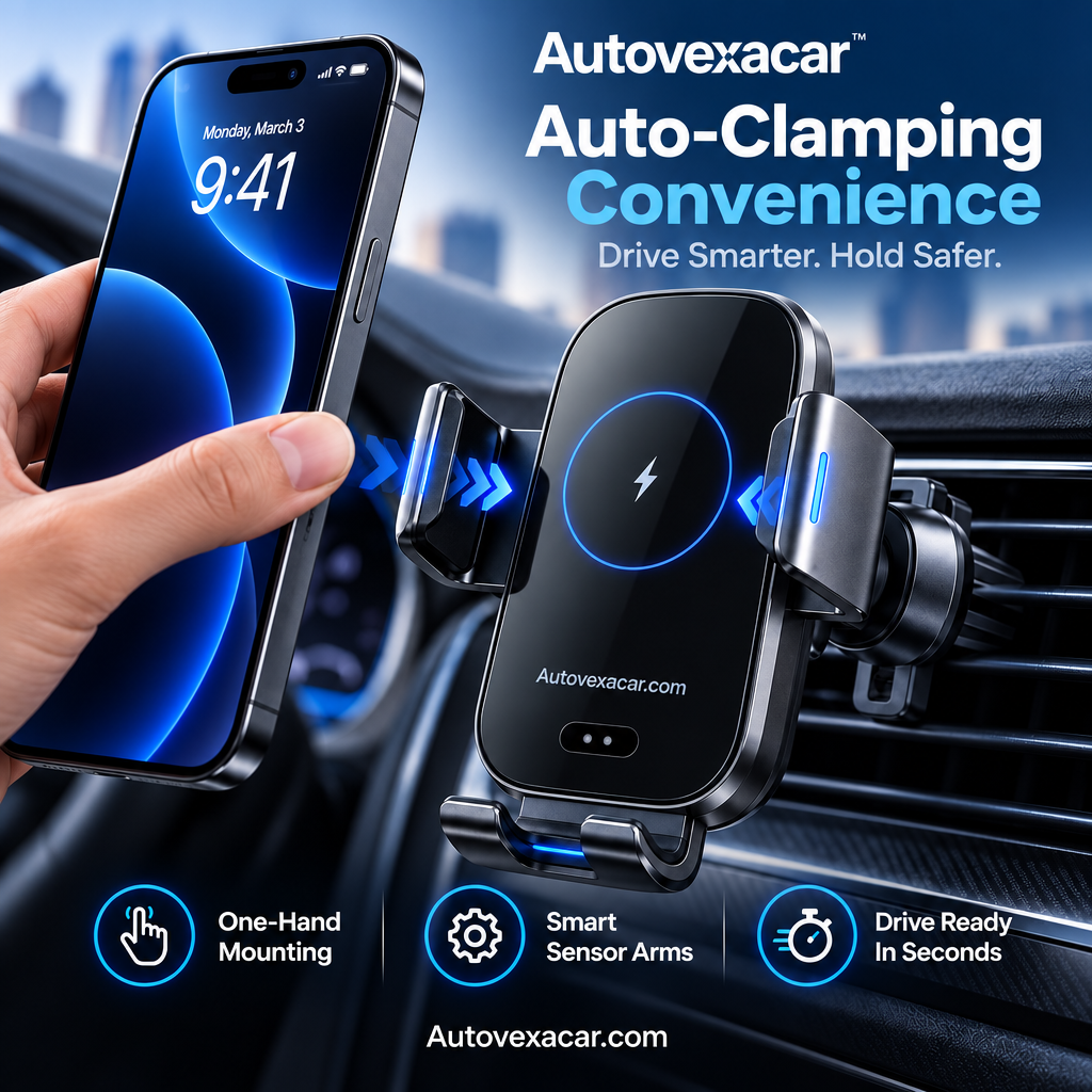 Autovexacar™ Wireless Car Phone Holder