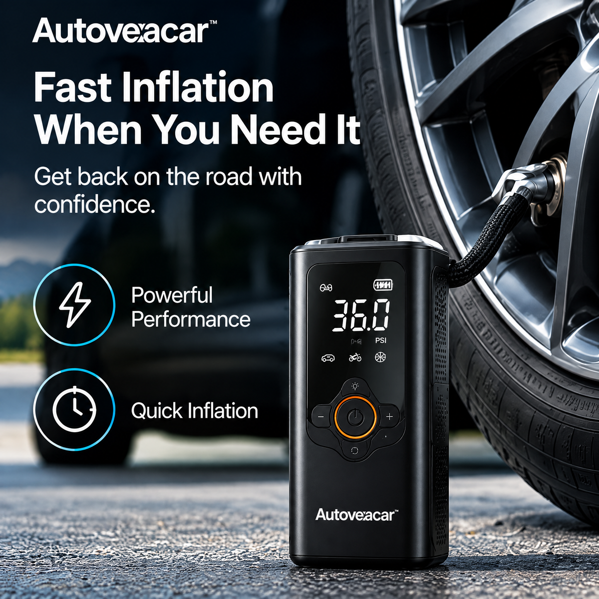 Autovexacar™ Tire Inflator Pump