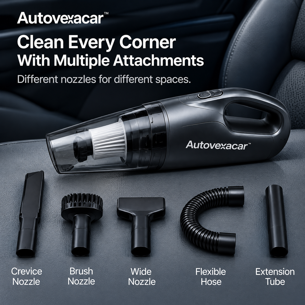 Autovexacar™ Portable Car Vacuum Cleaner