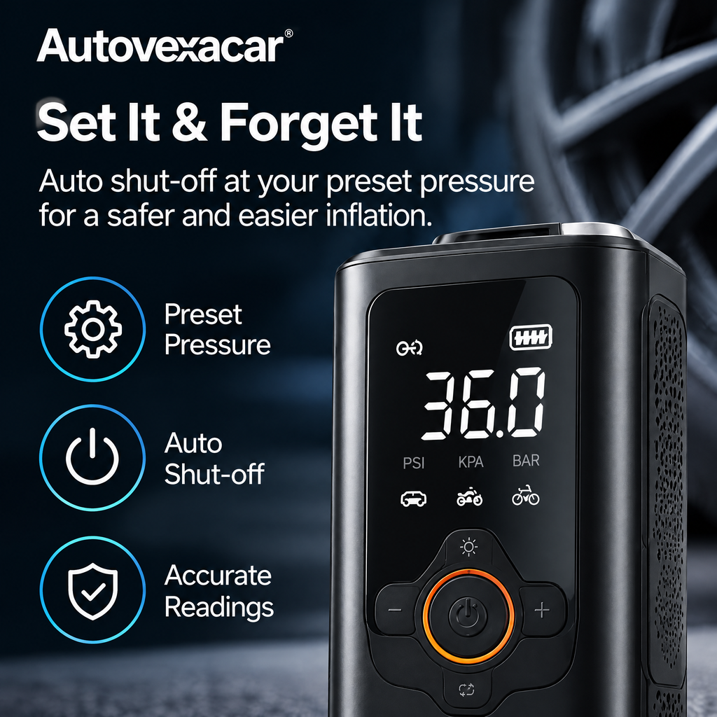 Autovexacar™ Tire Inflator Pump