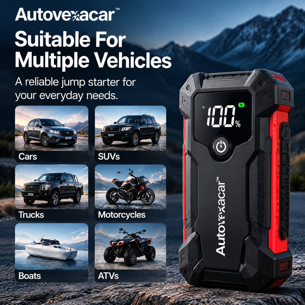 Autovexacar™ Portable Jump Starter