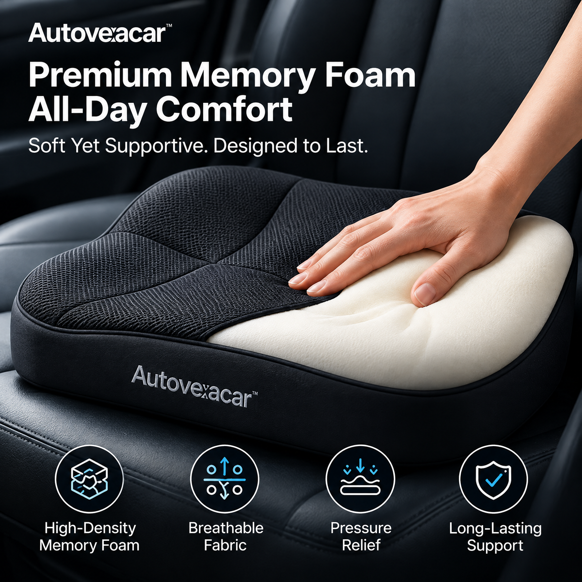 Autovexacar™ Memory Foam Car Seat Cushion