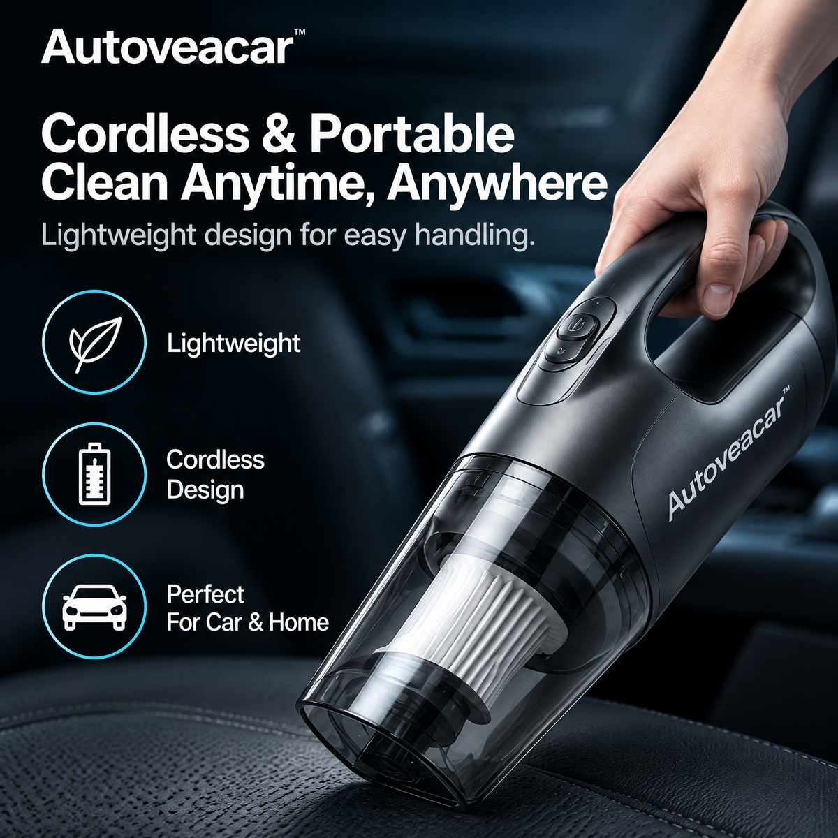 Autovexacar™ Portable Car Vacuum Cleaner