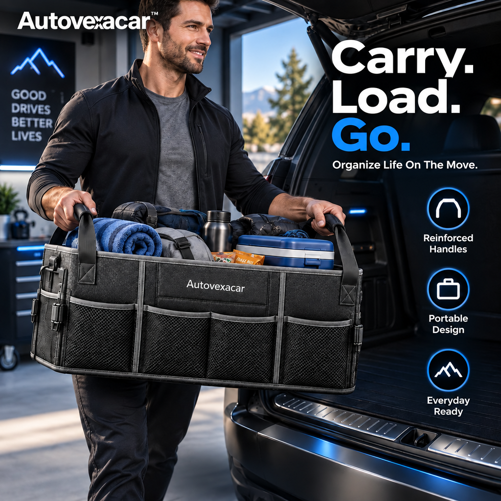 Autovexacar™ Foldable Trunk Organizer