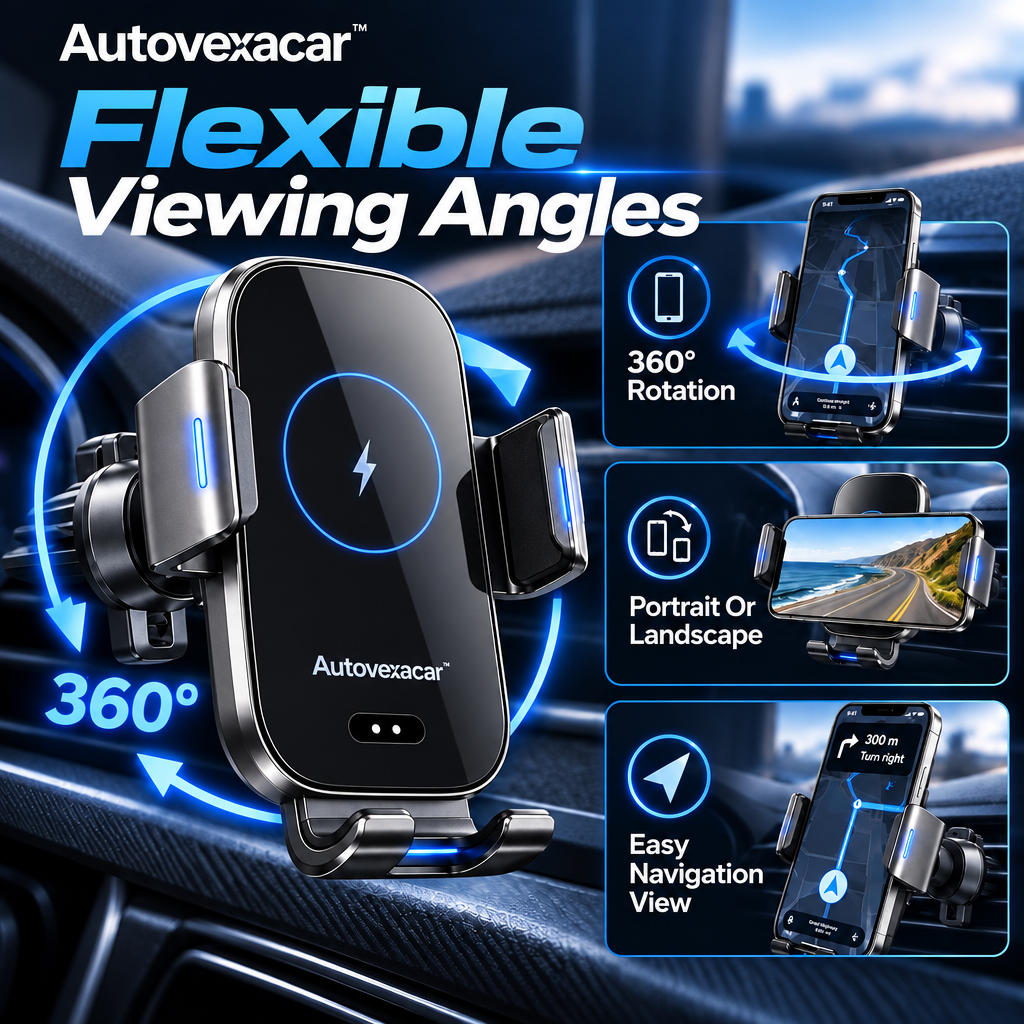 Autovexacar™ Wireless Car Phone Holder