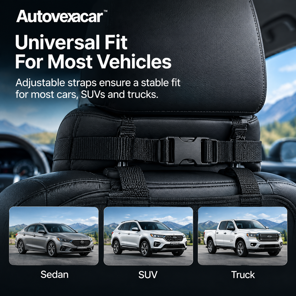 Autovexacar™ Backseat Organizer