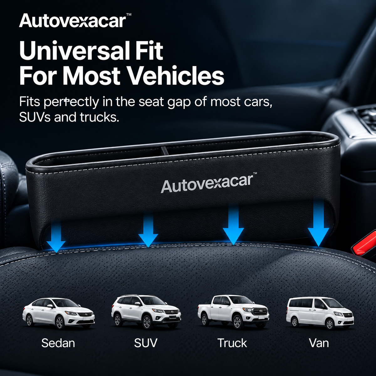 Autovexacar™ Car Seat Gap Organizer