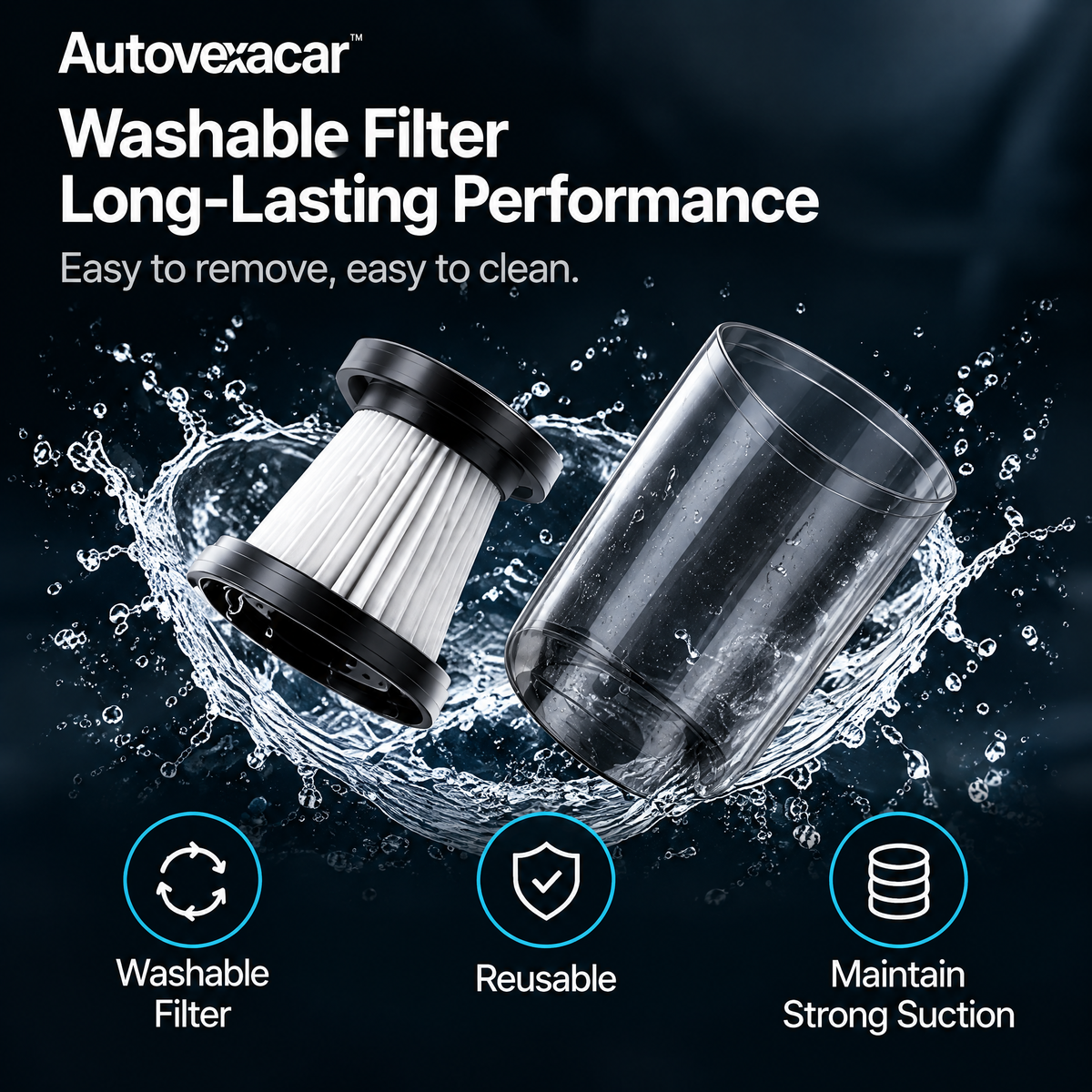Autovexacar™ Portable Car Vacuum Cleaner